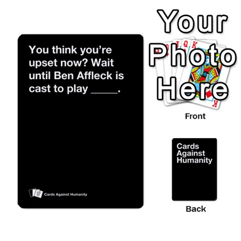 King Spasmicpuppy Cards Against Humanity Black Deck By Spasmicpuppy Front - ClubK