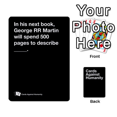 Jack Spasmicpuppy Cards Against Humanity Black Deck By Spasmicpuppy Front - SpadeJ