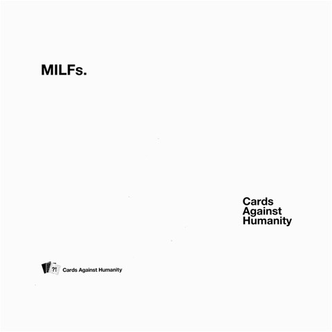 Cah White Cards 7 Rev1 By Billyk Front - Heart8