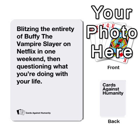 Spasmicpuppy White Cards Against Humanity Deck 2 By Spasmicpuppy Front - Club8