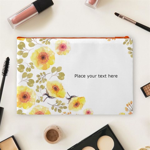 Watercolor Cosmetic Bag (l) By Joy Back