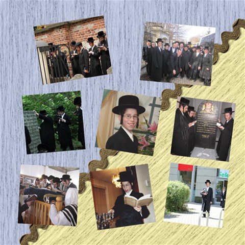 Avrohom Hersh Baby Album By Yehudis 12 x12  Scrapbook Page - 20