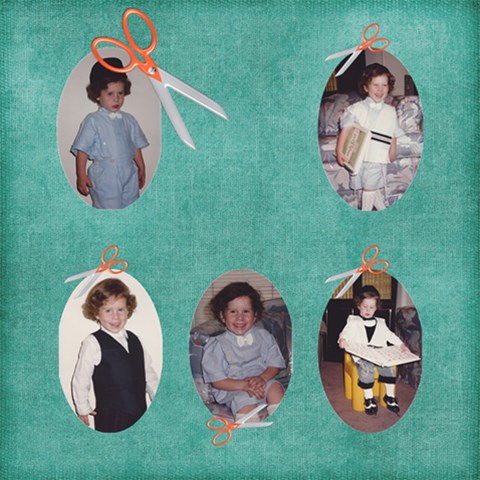 Avrohom Hersh Baby Album By Yehudis 12 x12  Scrapbook Page - 4