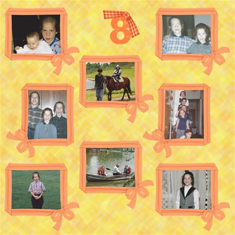 Avrohom Hersh Baby Album By Yehudis 12 x12  Scrapbook Page - 10