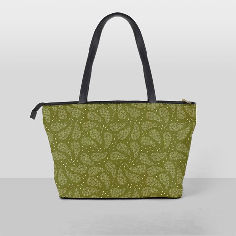 Classic Handbag Paisley Flowers Green By Annette Back