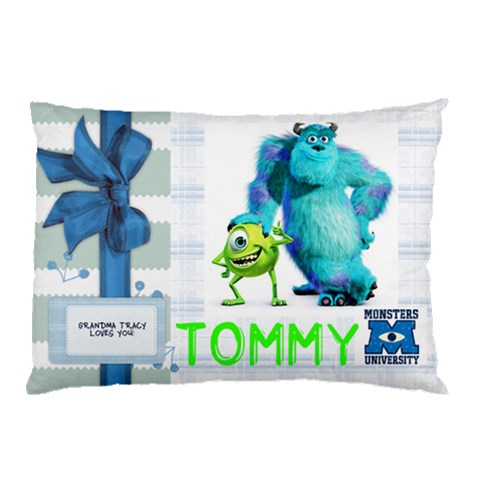 Monster Pillowcase Seth By Tracy Poore 26.62 x18.9  Pillow Case