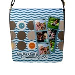 summer - Flap Closure Messenger Bag (L)