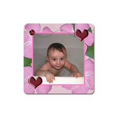 Ladybug-Hearts Magnet Square - Magnet (Square)