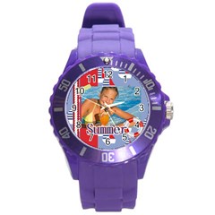 summer - Round Plastic Sport Watch (L)