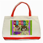 school - Classic Tote Bag (Red)