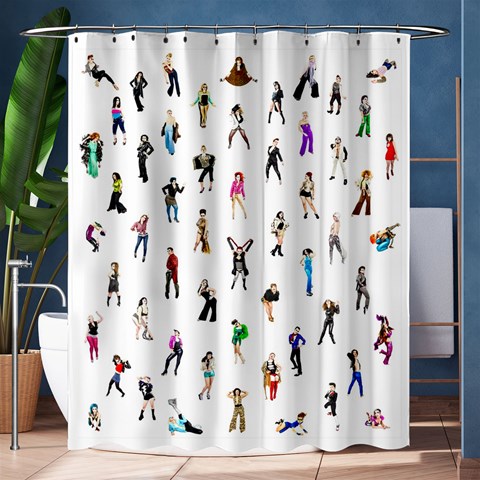 Full Crew Shower Curtain By Alexandercolby Gmail Com 60 x72  Curtain