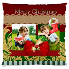 xmas - Standard Premium Plush Fleece Cushion Case (One Side)