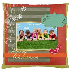 xmas - Large Cushion Case (One Side)