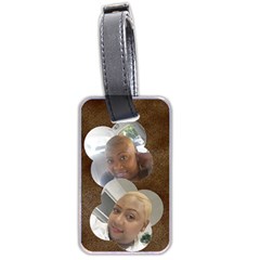 LT Ebony Brown - Luggage Tag (two sides)