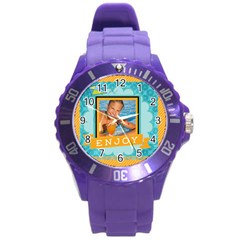 summer - Round Plastic Sport Watch (L)