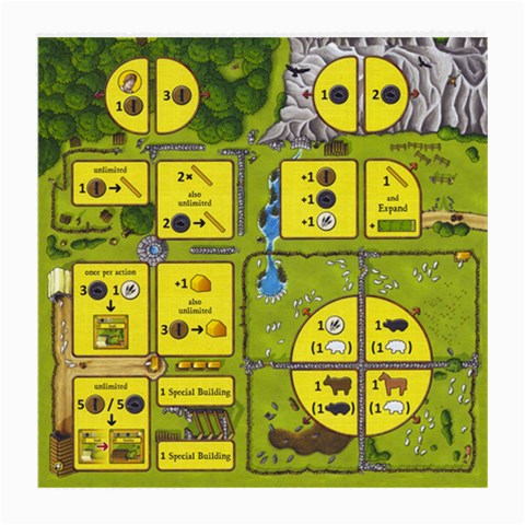 Board For Agricola All Creatures Great & Small By Alex C Front