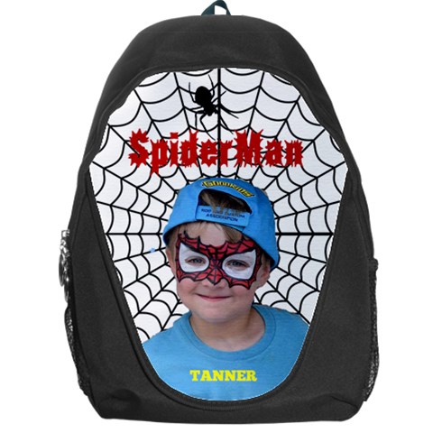 Spiderman Bookbag By Joy Johns Front