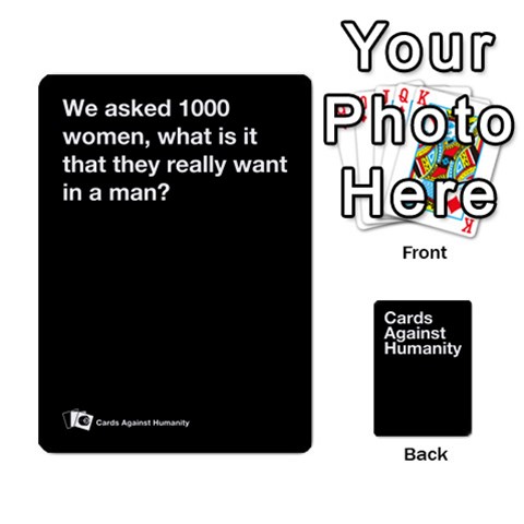 Reptiles Cah Black Deck  By Billyk Front - Heart4