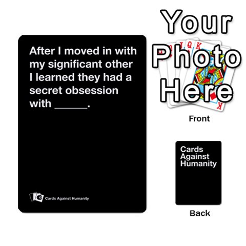 Queen Reptiles Cah Black Deck  By Billyk Front - HeartQ