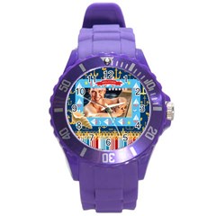 summer - Round Plastic Sport Watch (L)