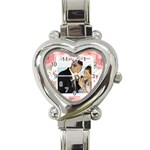 wedding - Heart Italian Charm Watch