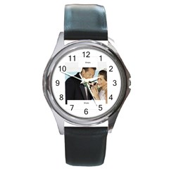 wedding - Round Metal Watch