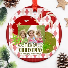 xmas - Round Ornament (Two Sides)