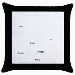 xmas - Throw Pillow Case (Black) xmas - Throw Pillow Case (Black)