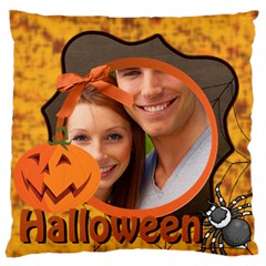 halloween - Large Premium Plush Fleece Cushion Case (Two Sides)