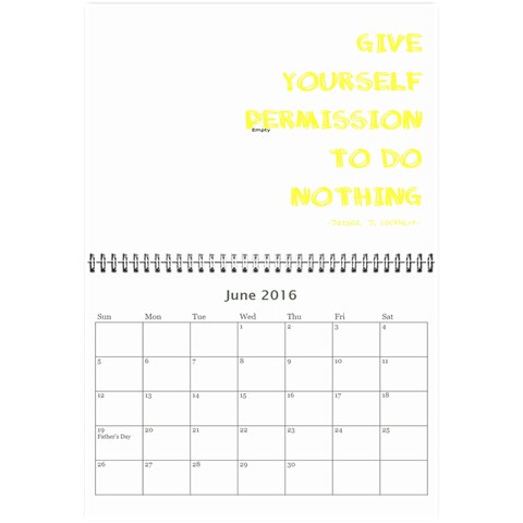 Calendar2016 By Jessicajlockhart Gmail Com Jun 2016