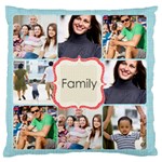 family - Standard Flano Cushion Case (One Side)