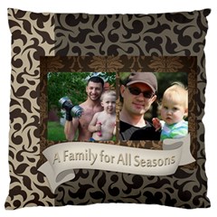 family - Standard Premium Plush Fleece Cushion Case (One Side)