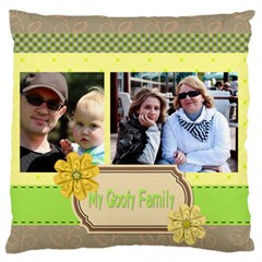 family - Standard Premium Plush Fleece Cushion Case (One Side)