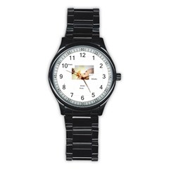 xmas - Stainless Steel Round Watch