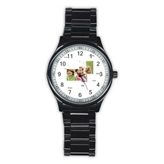 xmas - Stainless Steel Round Watch