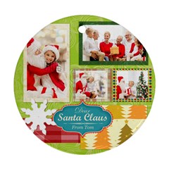 xmas - Round Ornament (Two Sides)