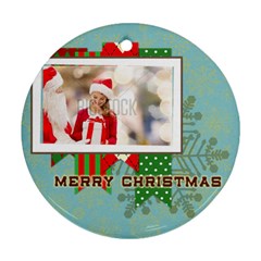 xmas - Round Ornament (Two Sides)