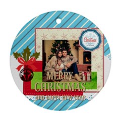 xmas - Round Ornament (Two Sides)