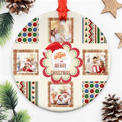 xmas - Round Ornament (Two Sides)