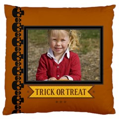 halloween - Large Premium Plush Fleece Cushion Case (Two Sides)