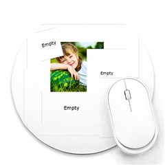 xmas - Collage Round Mousepad