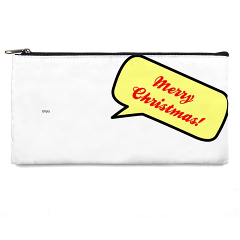 Christmas Pencil Case By Su Front