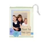 thank you - Drawstring Pouch (Large)