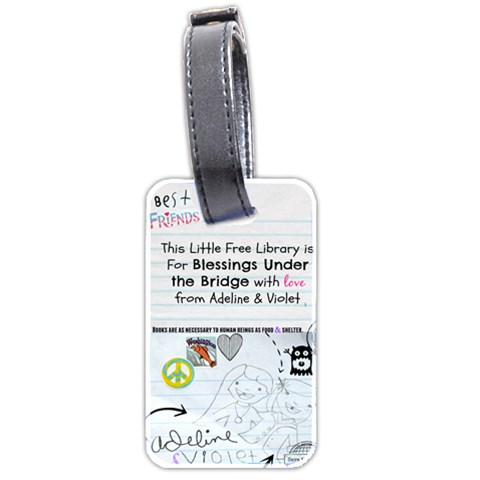 Luggage Tags Little Free Library By Dorothy Back