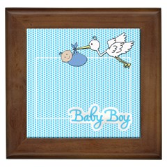 Baby Boy Framed Tile