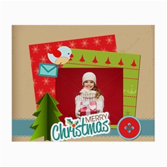 xmas - Small Glasses Cloth (2 Sides)