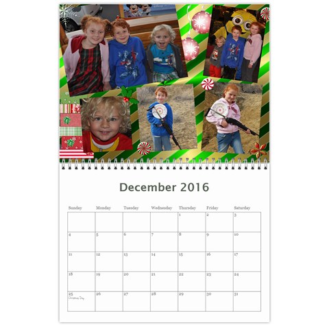 Jecca 2016 Calendar By Jessica Rudnitzki Dec 2016