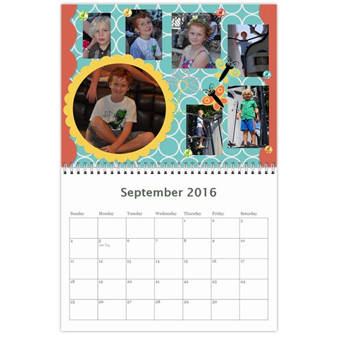 Jecca 2016 Calendar By Jessica Rudnitzki Sep 2016