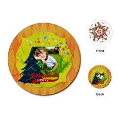 xmas - Playing Cards Single Design (Round)