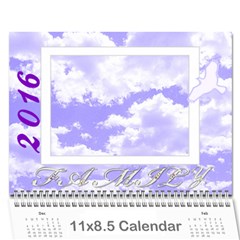 2016 Family quotes calendar - Wall Calendar 11  x 8.5  (12-Months)